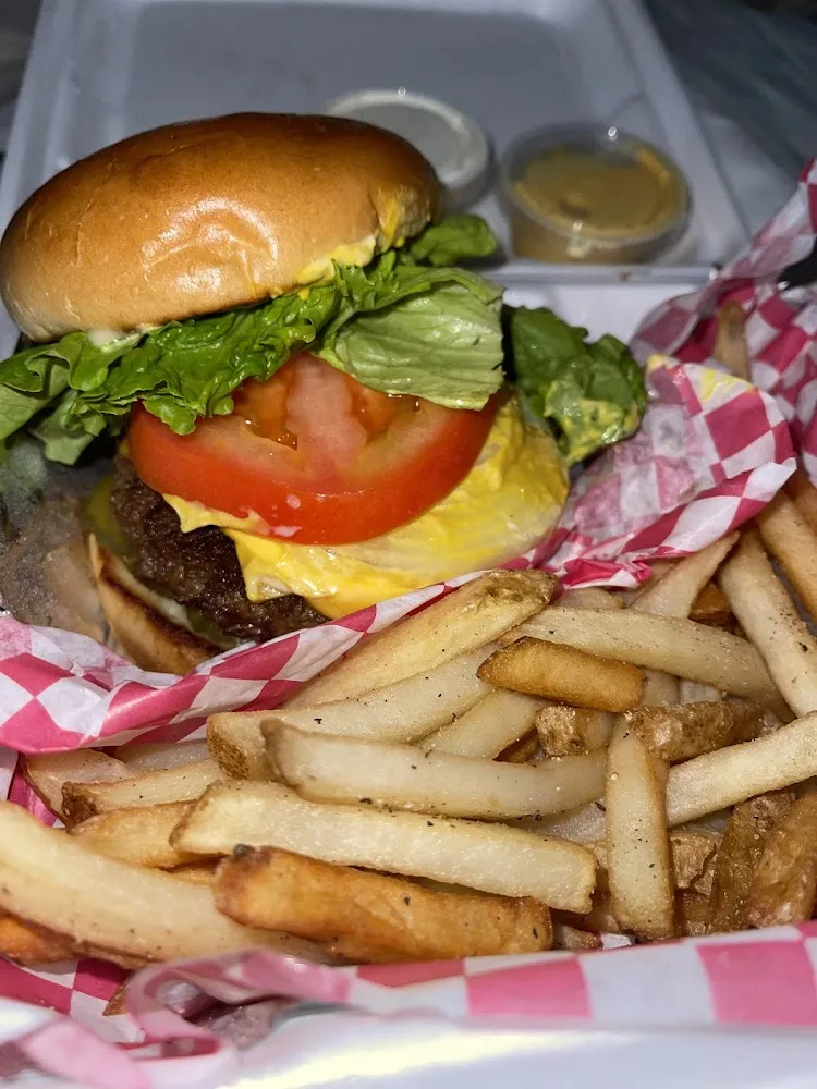 Cheeseburger and Fries